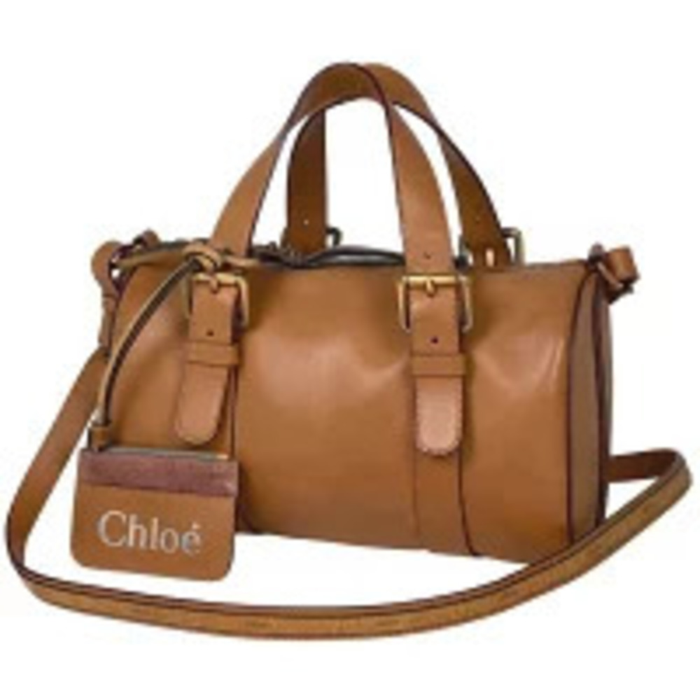 Chloe 2way Shoulder Bag leather brown